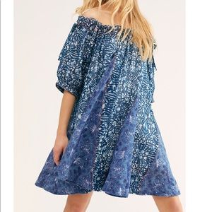 People Jet Set Printed Mini Dress 